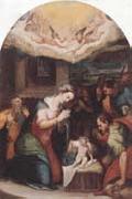 unknow artist THe adoration of  the shepherds USA oil painting artist